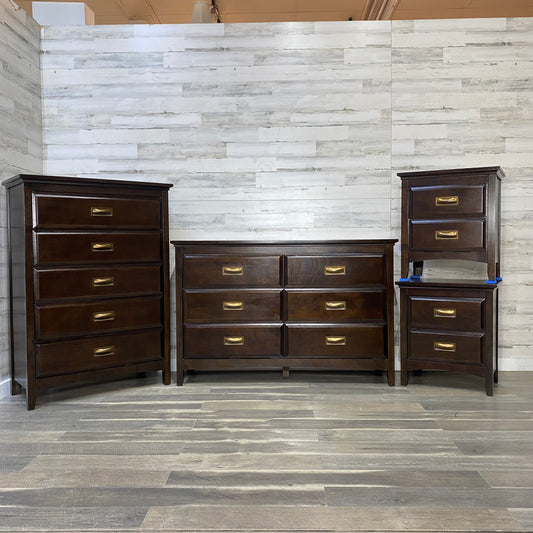 4pc Bedroom Dresser Set
