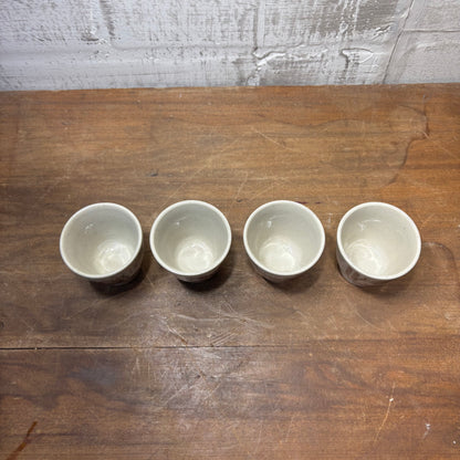 Vintage Japanese Ceramic Sake Cups Set Of 4