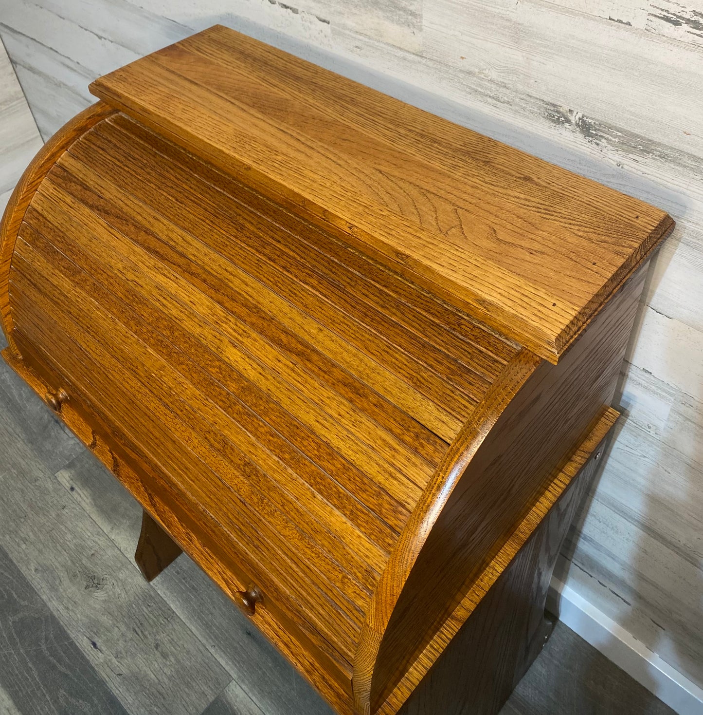 Small Oak Rolltop Desk