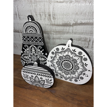 Double Sided Fall/ Halloween Decor Set