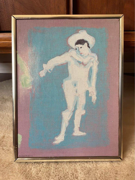 Pablo Picasso "Le Petite Pierrot" Art Painting Reproduction