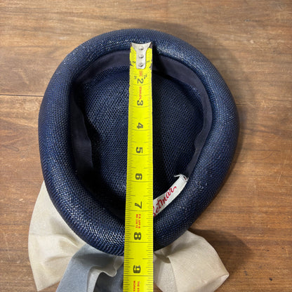 Vintage Betmar Navy Blue Cocktail Hat