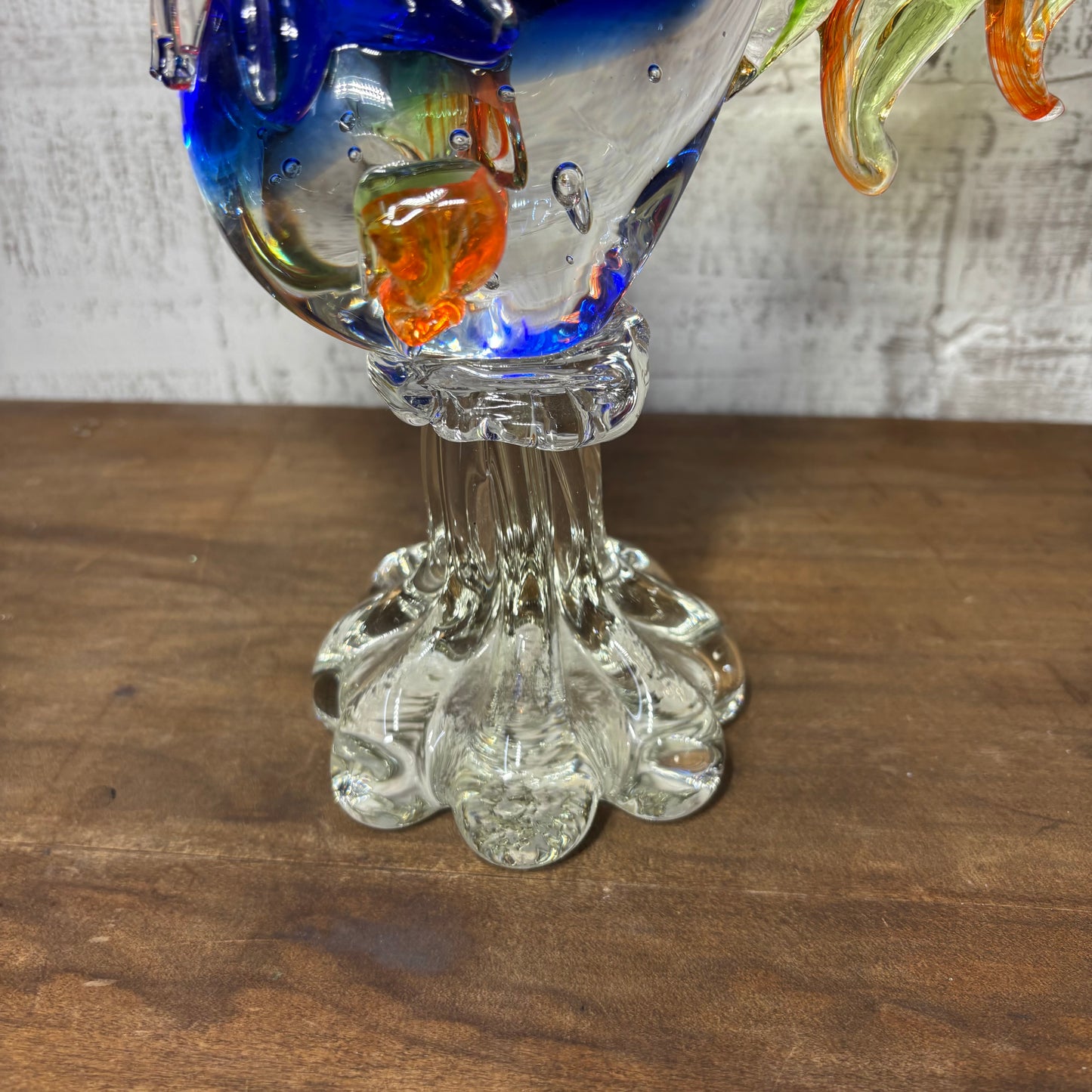 Vinci Dynasty Gallery Handblown Glass Rooster Figurine