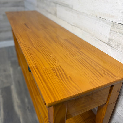 Rustic Pine Sofa Table Console