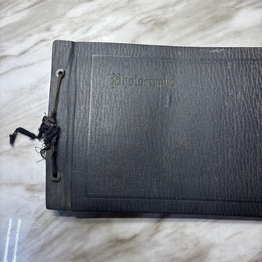 Antique Embossed Photographs Album