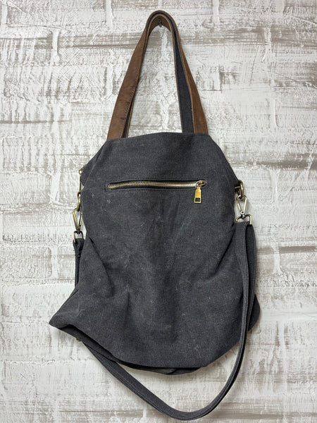 Charcoal Crossbody Satchel