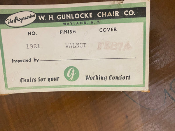 Antique Gunlocke Office Chair