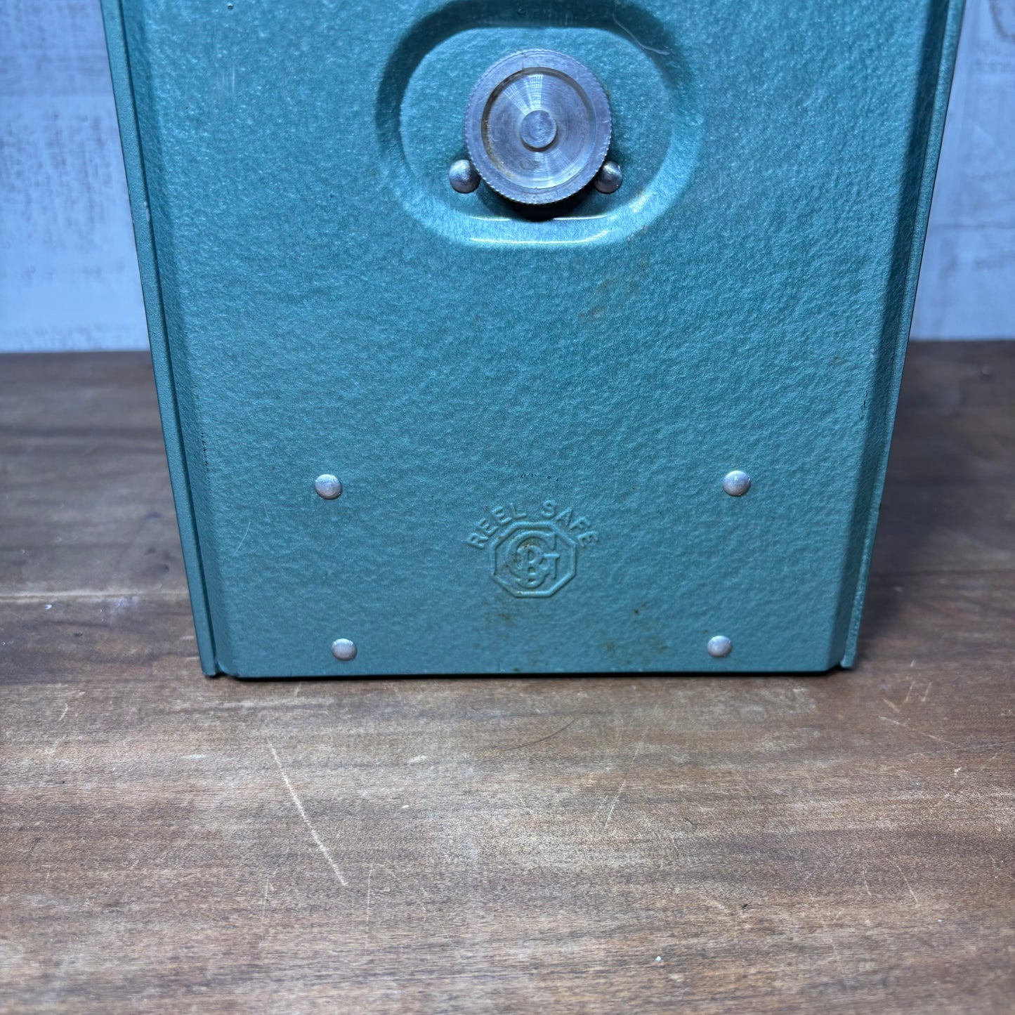 Vintage Metal Film Reel Storage Case