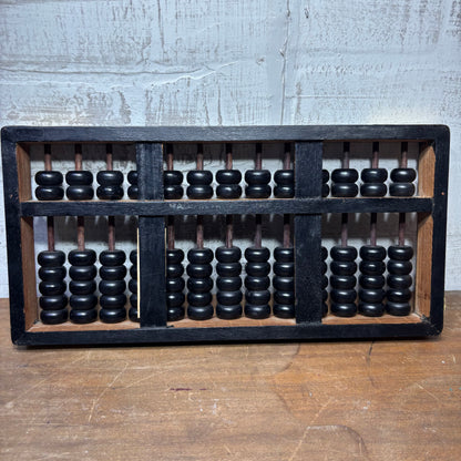 Vintage Chinese Wooden Abacus Counting Tool