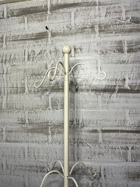 White Purse/ Decorative Holder Stand