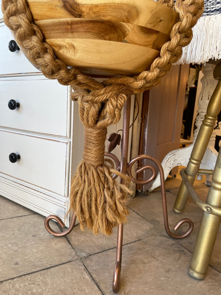 Vintage Handmade Macrame Plant Holder