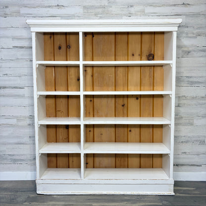 Rustic White Bookshelf