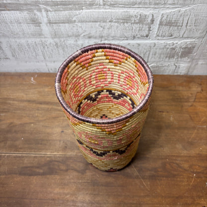 Cylinder Woven Coil Basket