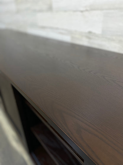 Dark Wood TV Stand