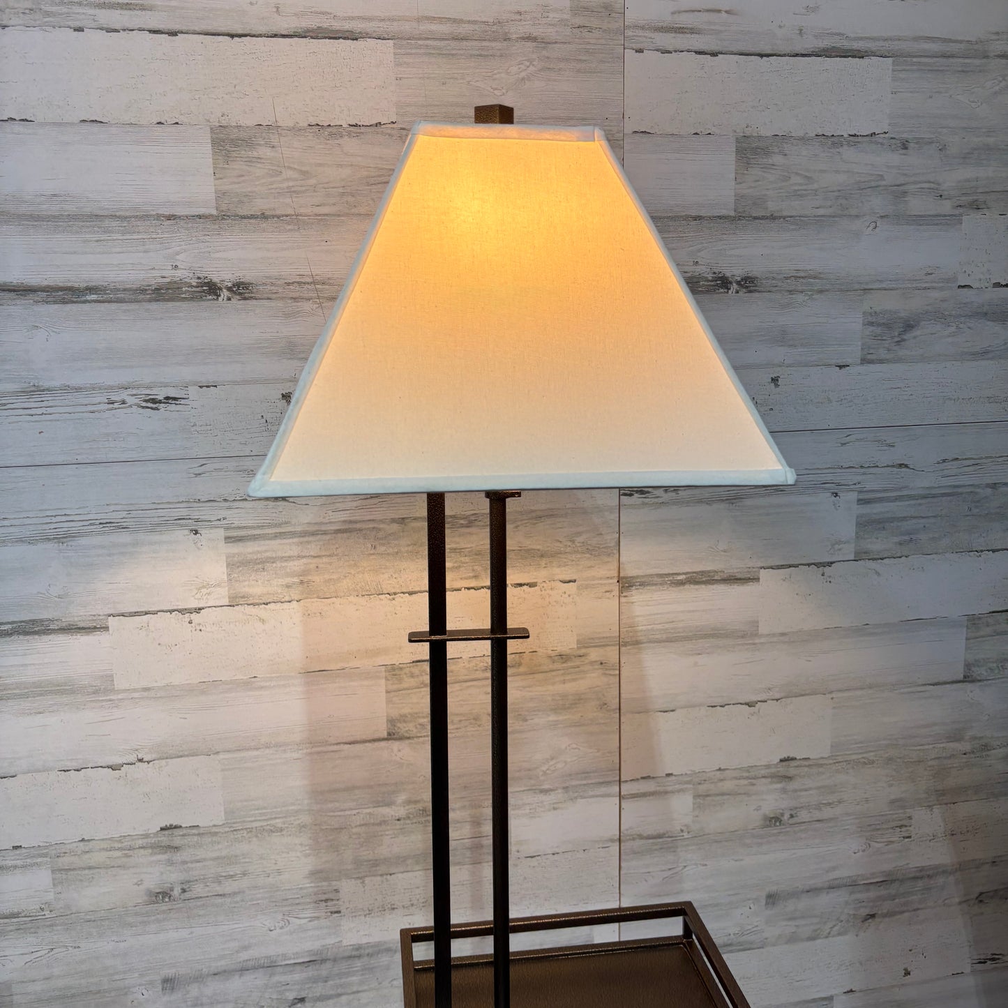 Floor Lamp W/ Built In End Table