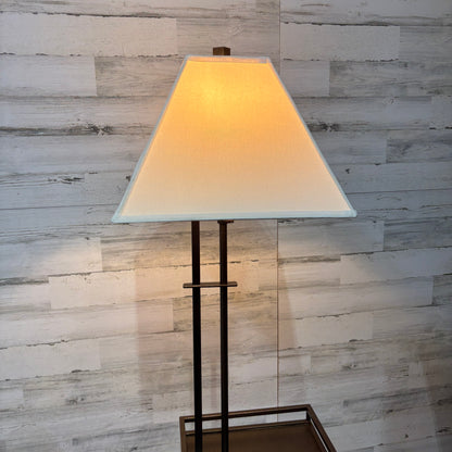 Floor Lamp W/ Built In End Table