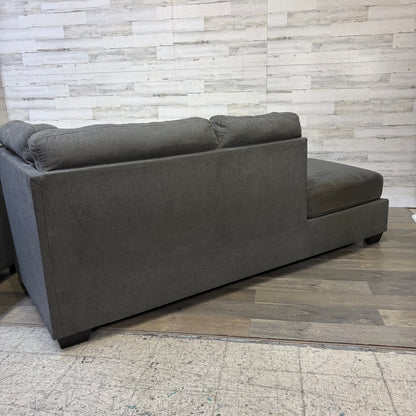 Gray 3pc Ashley Sectional Couch
