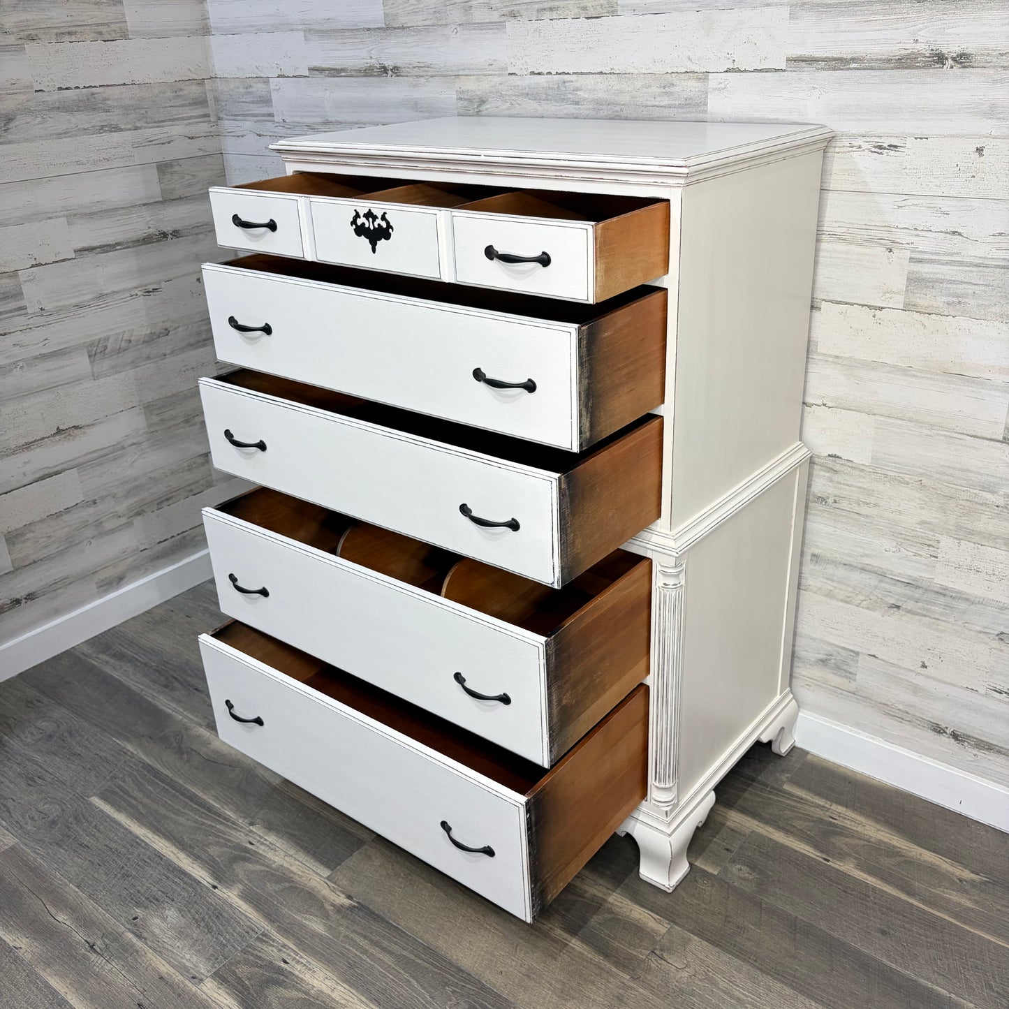 Tall White Dresser