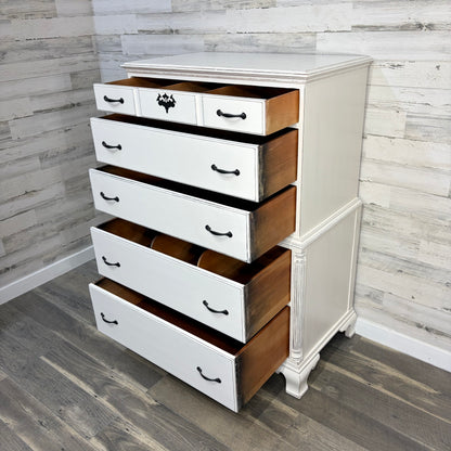 Tall White Dresser