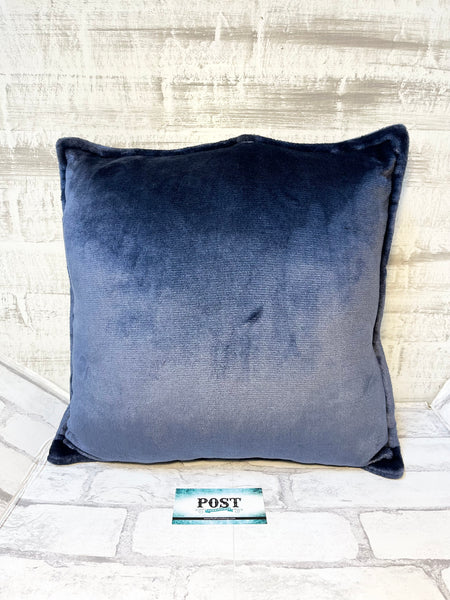 Navy Blue Throw Pillow