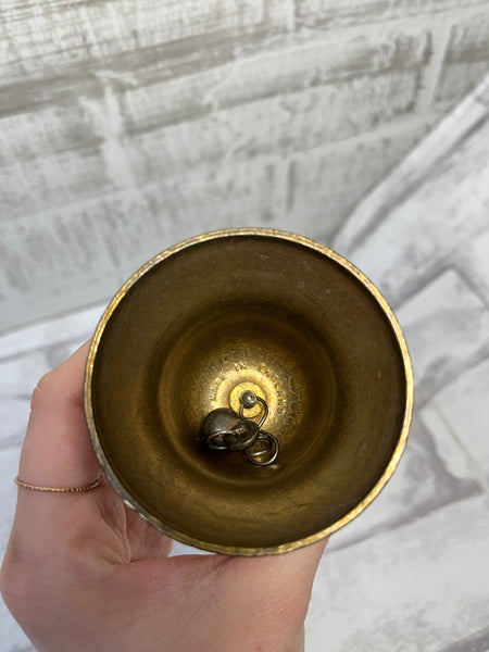 Vintage Brass Scottish Desk Bell