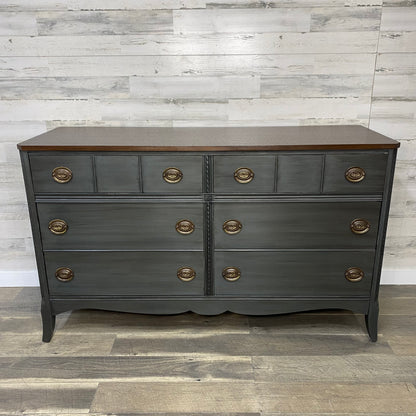 Refinished Buffet Dresser Gray