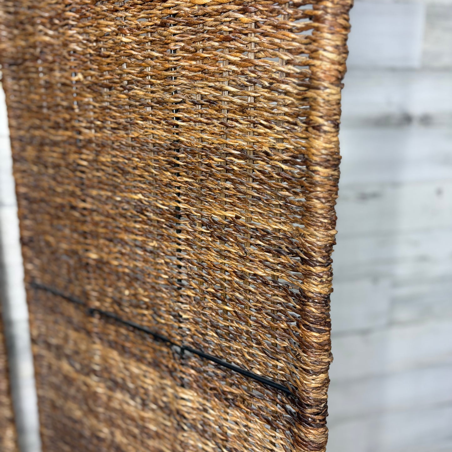 3pc Woven Seagrass Room Divider
