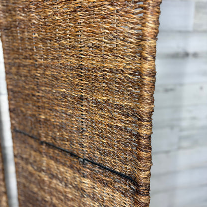 3pc Woven Seagrass Room Divider
