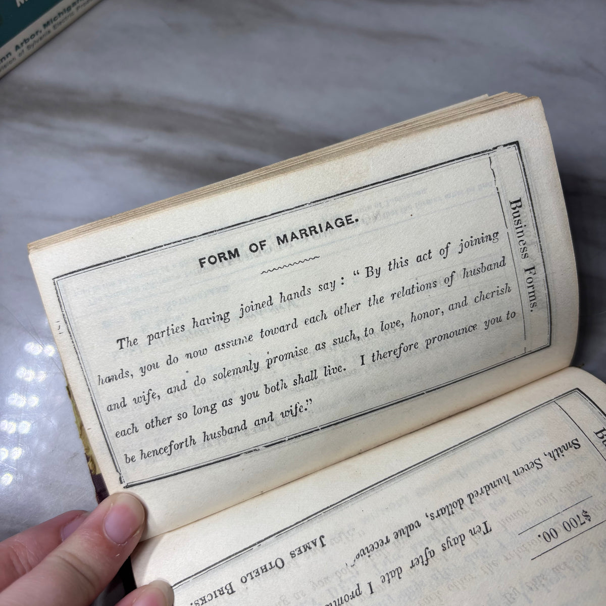 Antique World’s Ready Reckoner & Rapid Calculator Book 1890 Chicago Laired & Lee