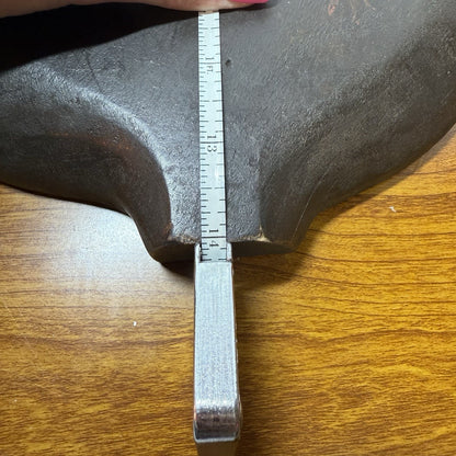 Carved Wood Leaf Shape Bowl Party Serving Decor W/ Shell Accent