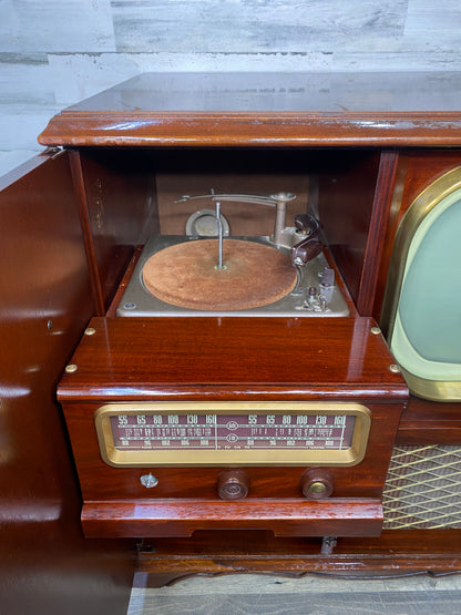 Vintage Packard Bell Stereo Console TV, Radio, Record Player