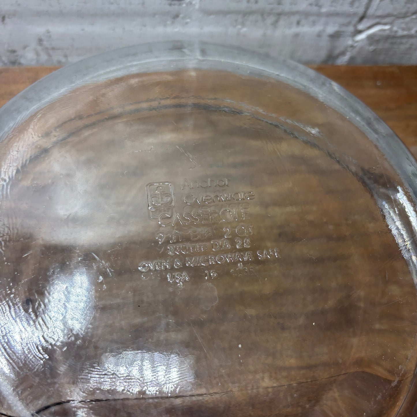 Anchor Ovenware Casserole Glass Dish