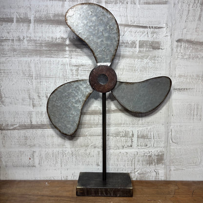 Metal Nautical Ship Propellor Sculpture