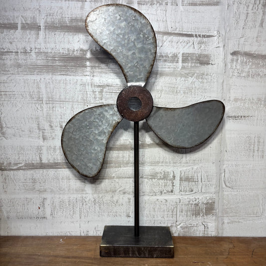 Metal Nautical Ship Propellor Sculpture