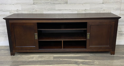 Dark Wood TV Stand