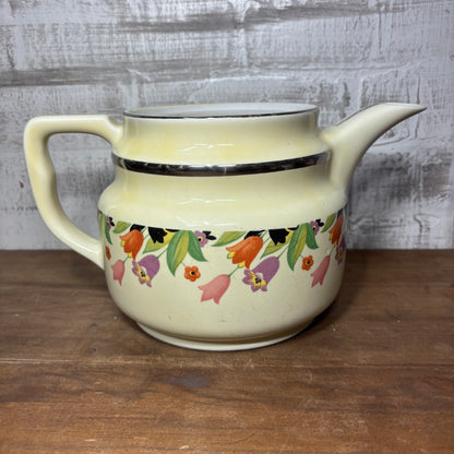 Antique Hall "Crocus" Meltdown Coffee Pot Planter Pot