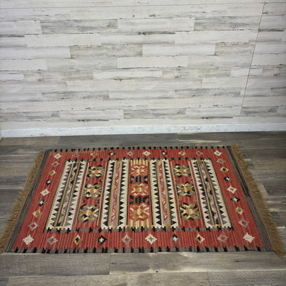 Vintage Turkish Kilim Wool Rug