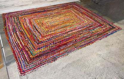 Rajrang Chindi Rag Rug 8x10