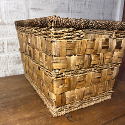 Seagrass Rope Rectangle Basket