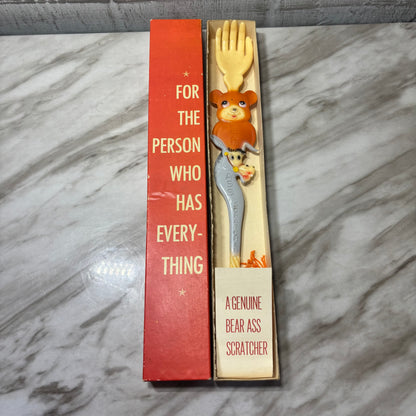 Vintage Genuine Bear A$$ Back Scratcher Gag Gift in Original Box
