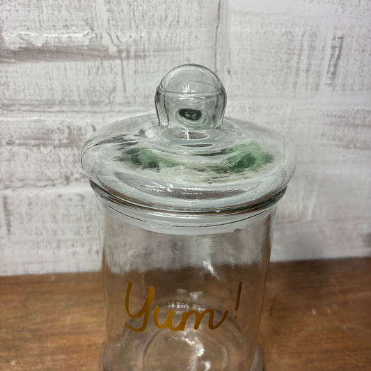 “Yay” Glass Canister