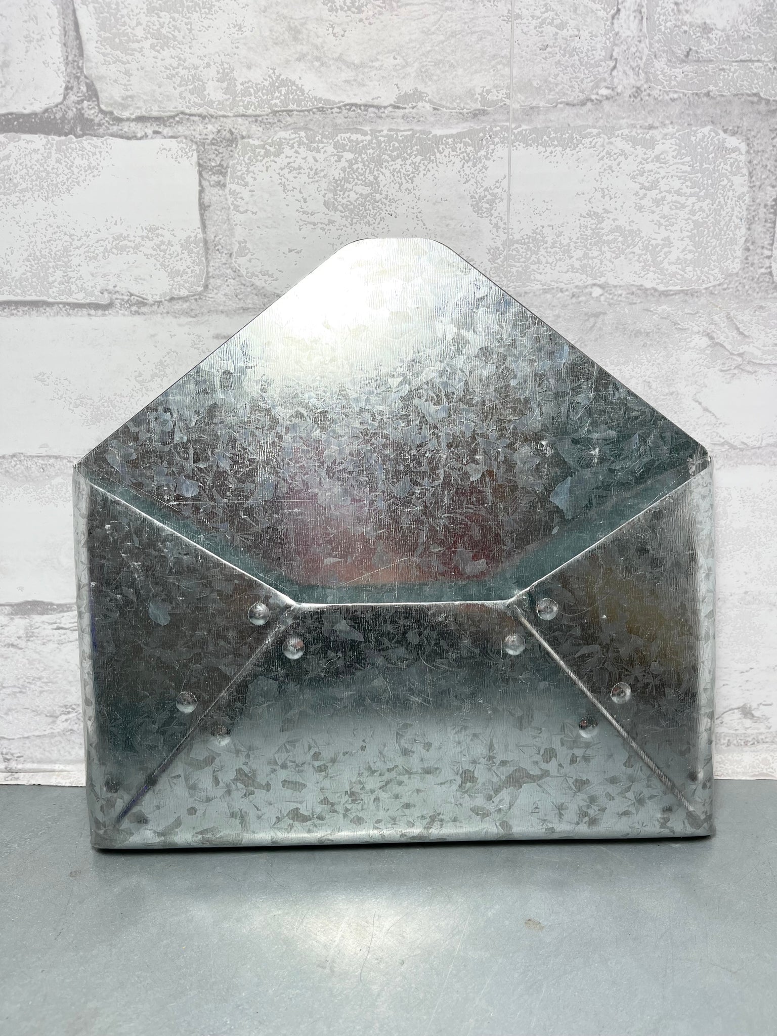 Galvanized Metal Letter Holder