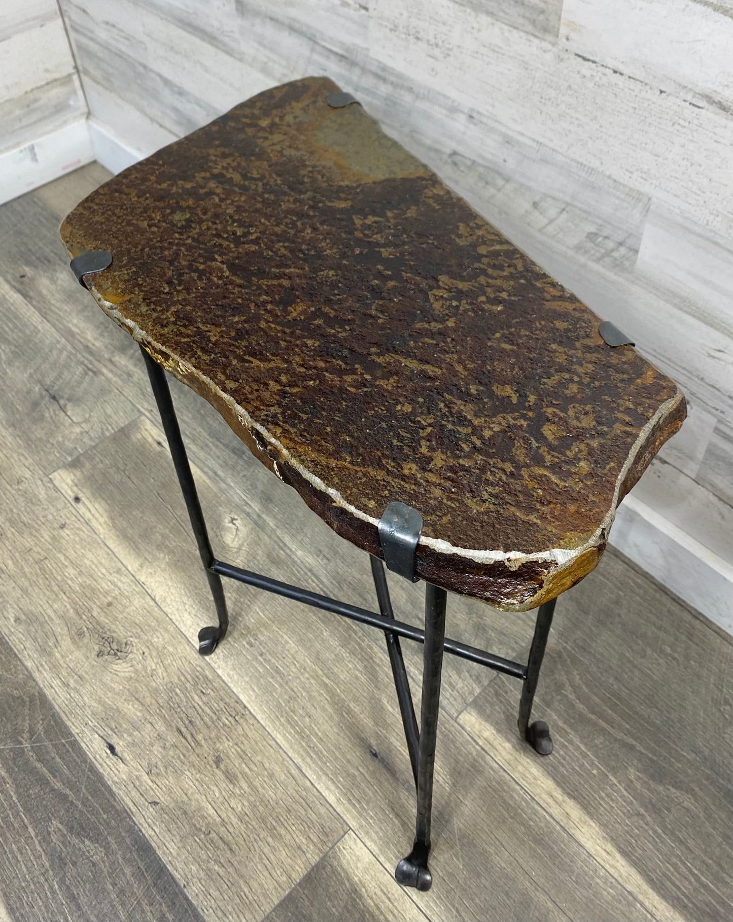 Montana Slate Top End Table