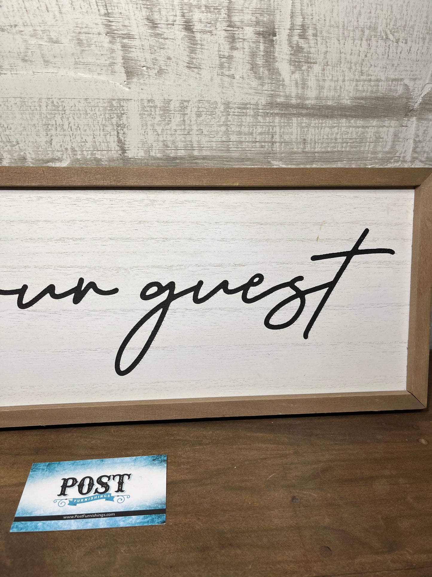 “Be Our Guest” Wooden Sign