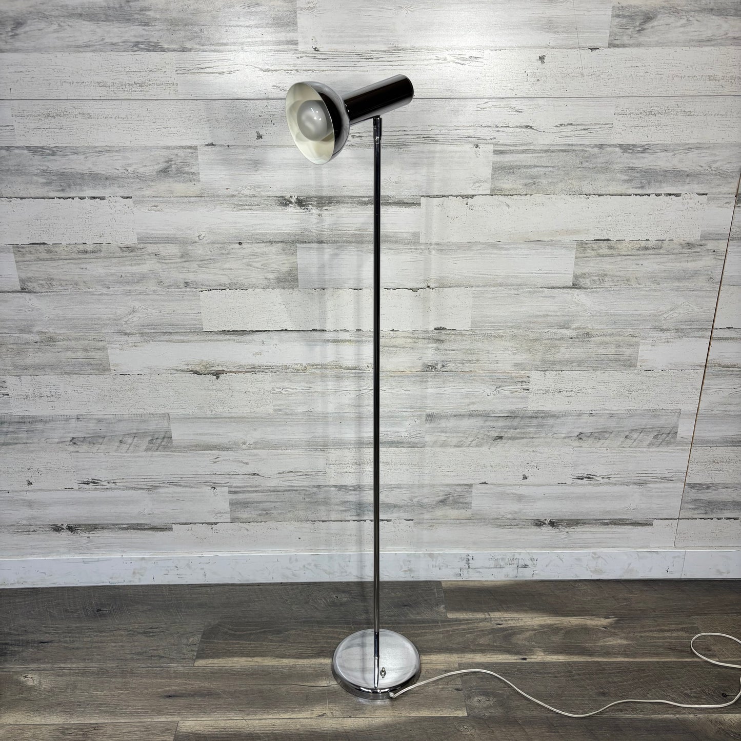 Vintage Standing Chrome Floor Lamp