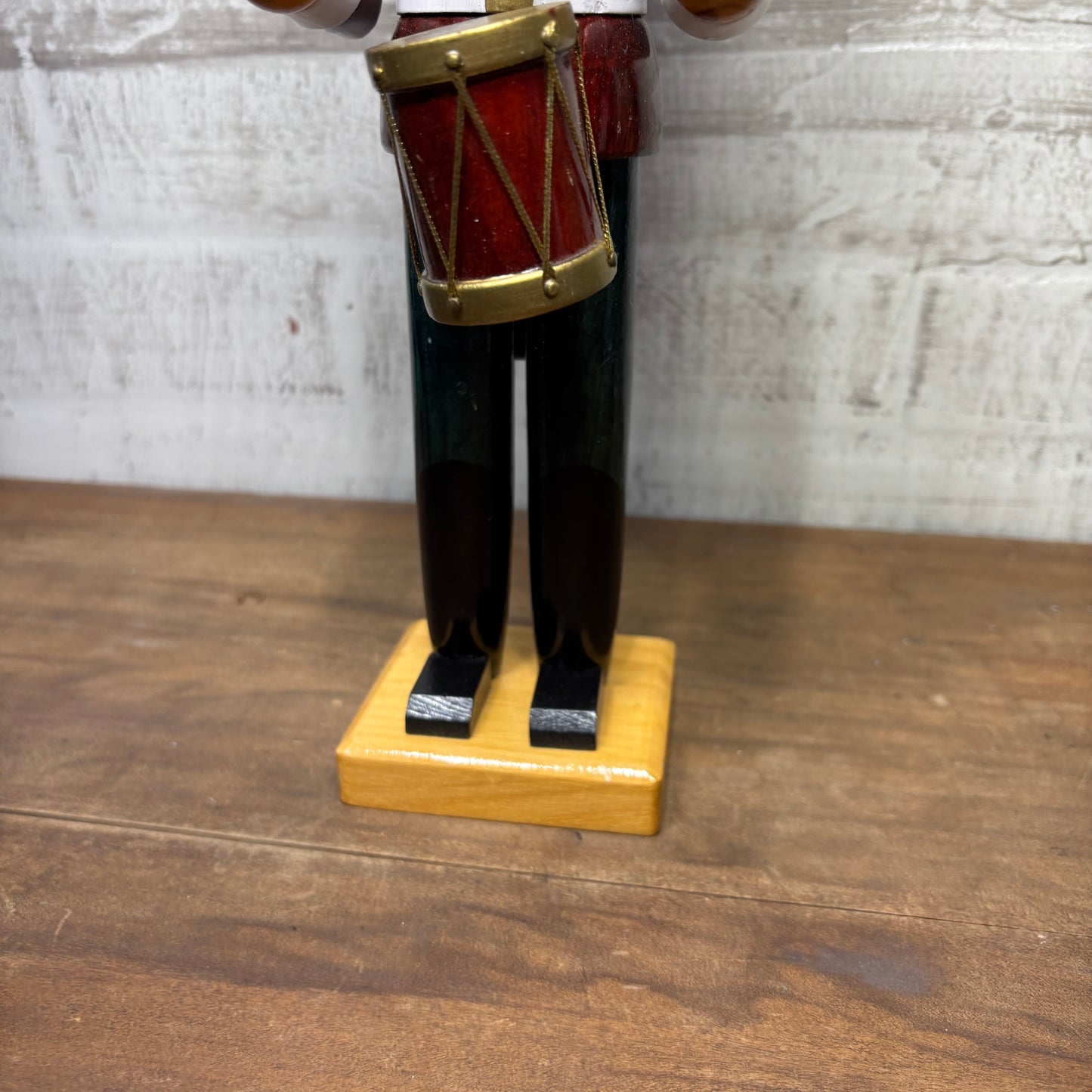 Vintage Traditions Wooden Toy Soldier Drummer Nutcracker
