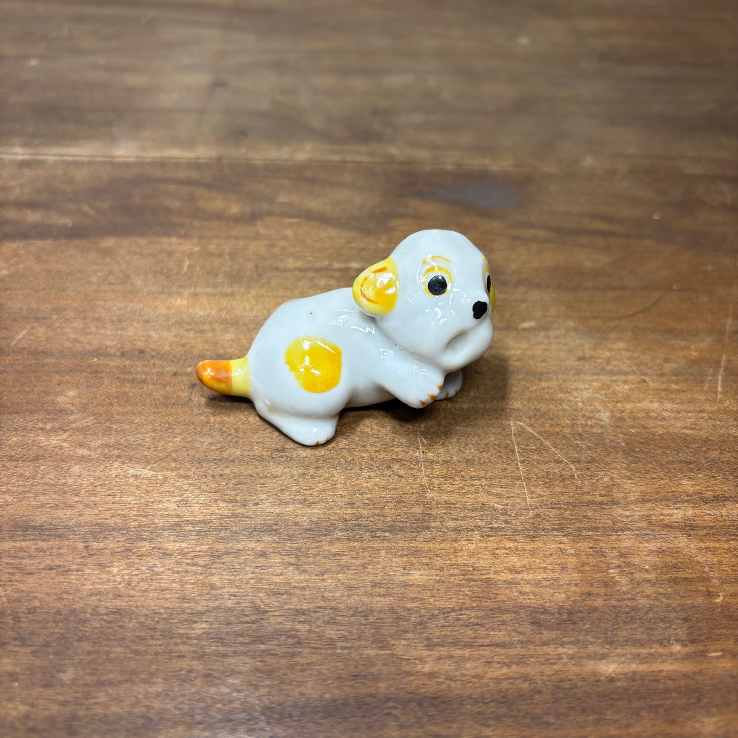 Vintage Porcelain Puppy Figurine