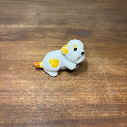 Vintage Porcelain Puppy Figurine