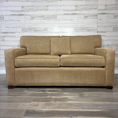 Beige Loveseat Made In USA