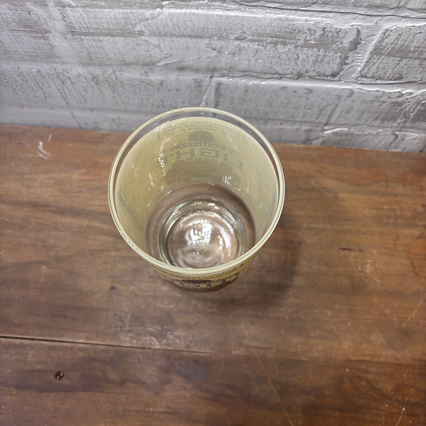 Vintage Schlitz Light Beer Glass